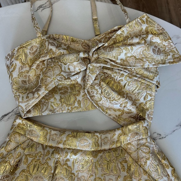 Lilly Pulitzer Dalsey Set Two Piece Gold - Picture 3 of 16